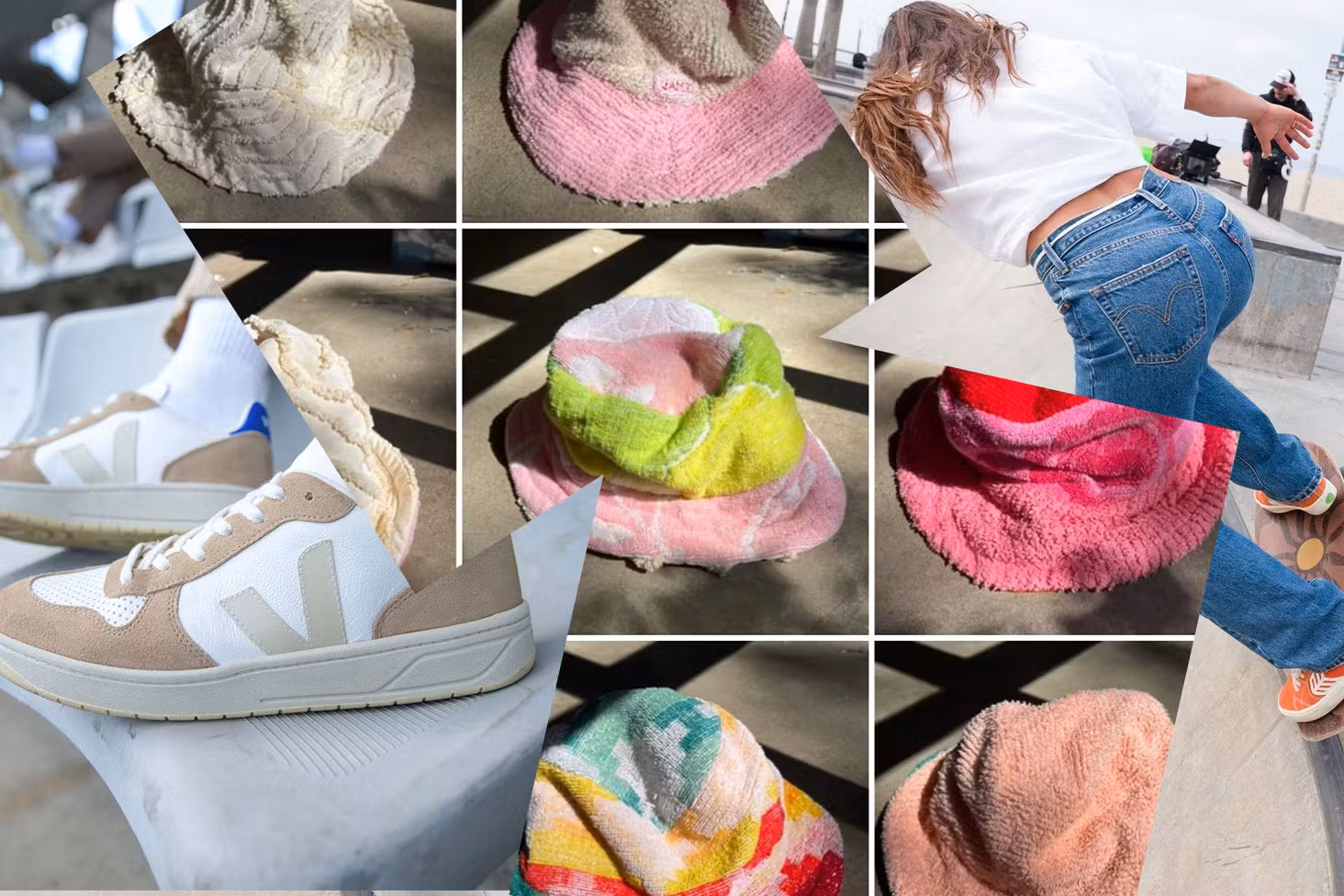 A collage of sustainable gifts